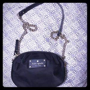 Kate Spade Nylon Crossbody w/chain strap